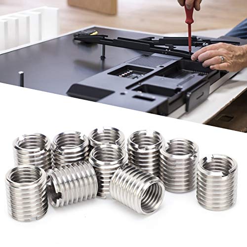 10Pcs Insert Nut, M16 Female and M20 Male Thread Fastening Conversion Repair Sleeve Screw