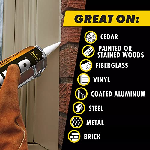 OSI Quad Window, Door and Siding Sealant Gray 517, 10 fl oz, Cartridge Light Gray