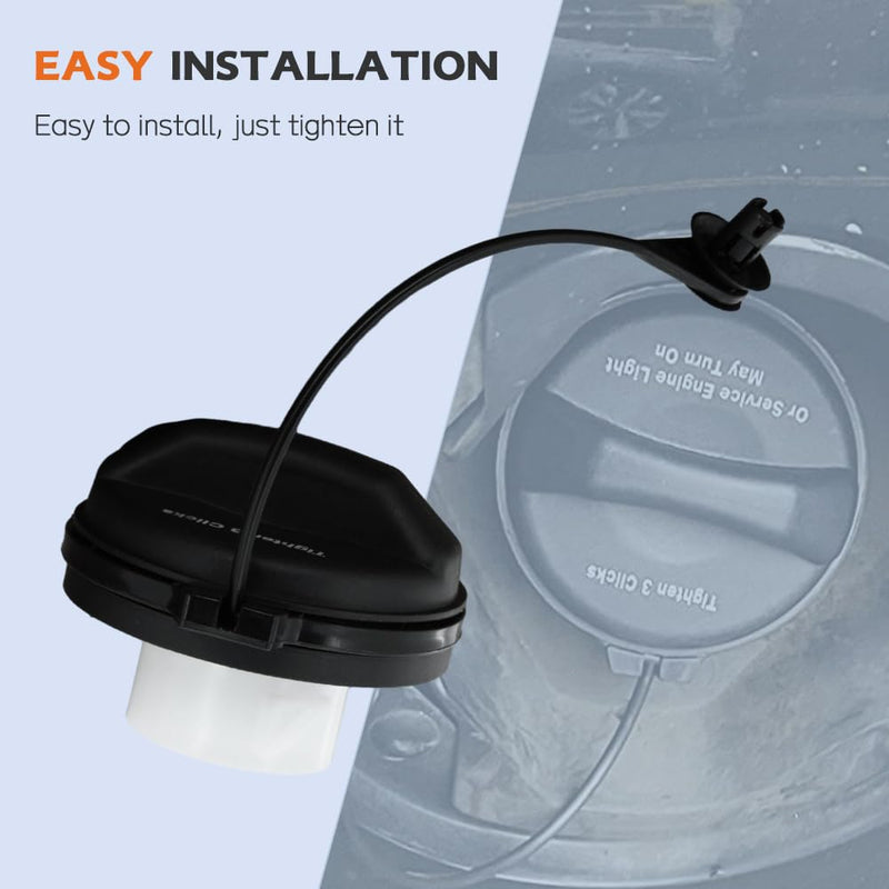 Fuel Tank Cap Gas Cap Compatible with Chevy Aveo Cobalt Colorado Malibu Impala Express,GMC Canyon Envoy Savana, Pontiac Grand Prix Buick LaCrosse Lucerne,Cadillac DTS CTS STS Replaces ‎95995094 95995094