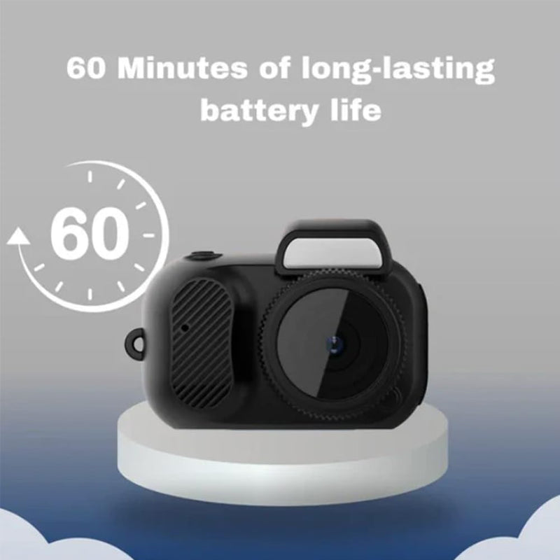 Keychain Camera, World's Smallest 1080P HD Mini Camera, Retro Portable Mini, 100 Mins Battery Life, for Students, Kids (32G) 32G