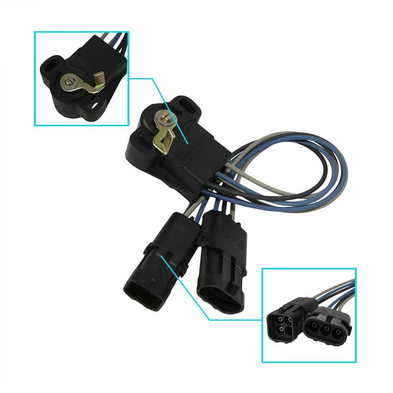 TH67 33004650 8933004650 8933003390 Throttle Position Sensor Compatible with Jeep Cherokee Comanche Wagoneer ‎‎ 1987 1988 1989 1990 4.0L