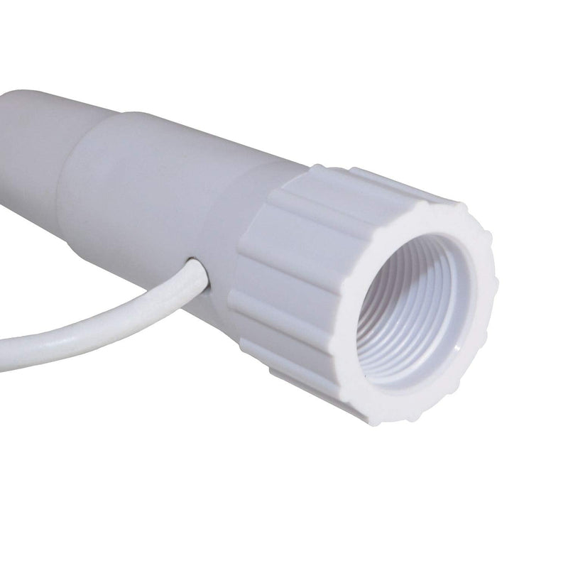 Tram® Pretuned VHF 3-dBd-Gain Marine Rachet-Mount 46-in. Fiberglass Antenna with RG58 Cable and FME-Female Connector with PL-259 Adapter