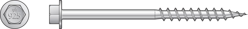 Simpson Strong-Tie SD9212R100-R - #9 x 2-1/2 Inch Strong Drive SD Connector Screws - 1/4 Inch Hex Head, Galvanized Coating, Hex Bit Included, for Construction, Home Improvement (Box of 100) Pack of 1