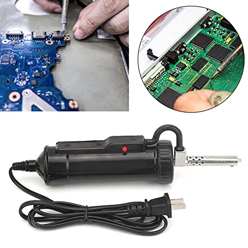 Electric Solder Sucker 30W Automatic Desoldering Pump with Vacuum Suction, 3 Nozzles (1.0mm, 1.5mm, 2.5mm) Tin Suction Device for Tin Removal Work (US Plug AC110V) ﻿