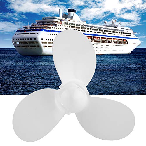 Motor Propeller, 7 1/4 5-A 3 Blades Aluminum Propeller Boat Outboard Motor for