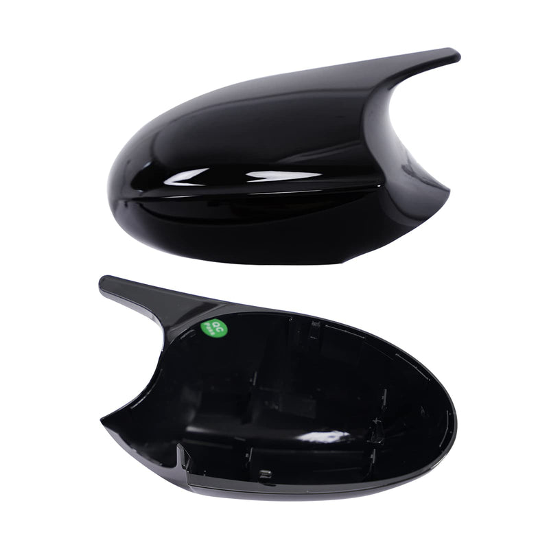 Door Side Mirror Covers Mirror caps for Cars Rear View Cap for 3-Series E90 E92 E93 Sedan Pre-LCI 2005-2007 (Glossy Black) Glossy Black
