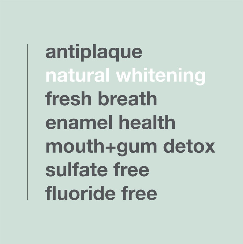 Davids Fluoride Free Toothpaste, Teeth Whitening, Antiplaque, SLS (Sulfate) Free, Promotes Enamel Health, Mouth & Gum Detox, EWG Verified, Natural Peppermint, 5.25oz (3 Pack) 5.25 Ounce (Pack of 3)