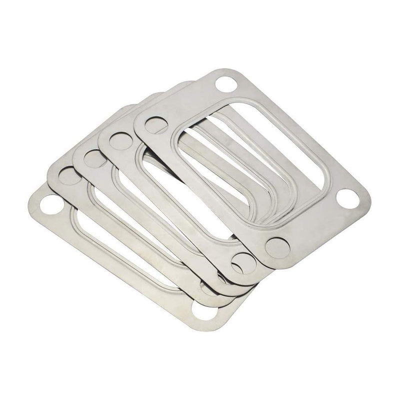 PTNHZ 5 Pcs Stainless Steel Turbo Turbine Inlet Manifold Gasket for T3 T34 T35 T38 GT35 GT35R 4801
