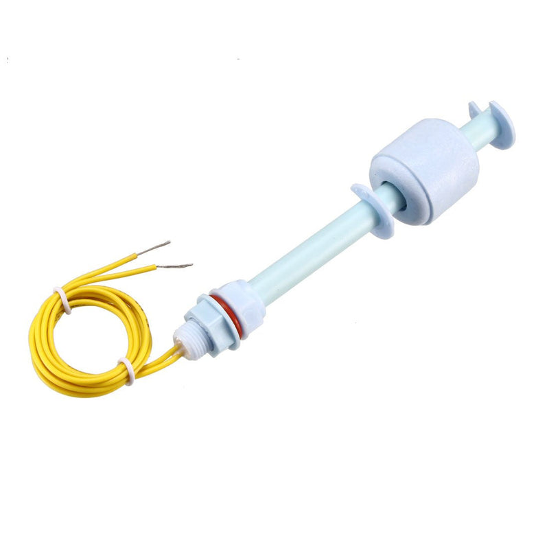 uxcell PP Float Switch for Water Pump Tank Liquid Water Level Sensor M10 115mm Length Blue 2pcs