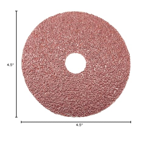 Sungold Abrasives 16905 4-1/2-Inch x 7/8-Inch Center Hole 60 Grit Aluminum Oxide Fiber Disc, 25-Pack