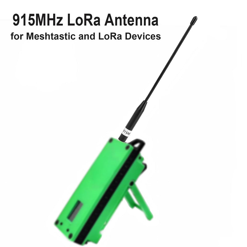 915MHz Antenna 10dBi Gain Long Range Soft Whip Antenna for Meshtastic and LoRa,Omni SMA Male 1 Pack,Black