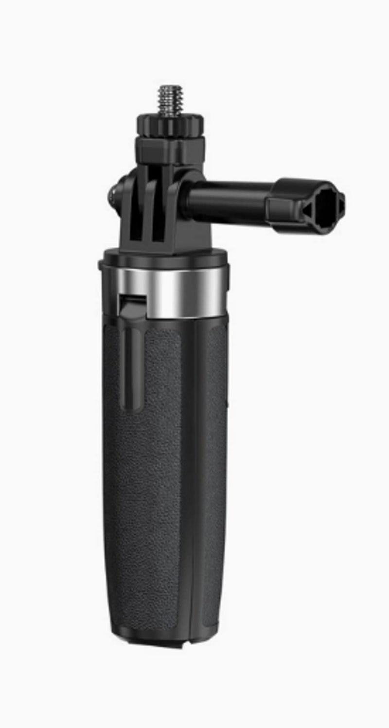 12" Extendable Small Size Camera Tripod, Portable Selfie Stick Tripod, Travel Vlogging Video Shooting Stand Compatible with Action 5 Pro, Action 4 and Most Action Camera