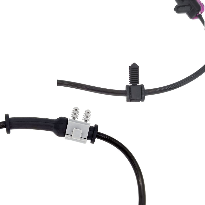 ABS Wheel Speed Sensor Front for 4.2L L6 5.3L 6.0L V8 Chevy 2002 2003 2004 2005 2006 2007 2008 2009 Trailblazer EXT SSR, GMC Envoy XL XUV, Buick Rainier, Saab 9-7x, Oldsmobile Bravada Left/Right 2 Pcs