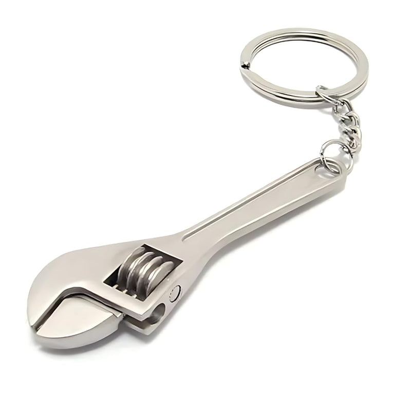 5pc Car Lovers Key Chain Set - Manual Gear Shifter | Wheel Rim | Spanner | Turbo | Brake Disc Keychain | Auto Enthusiast Gift Set | Car Truck Bike | Parts Keyring