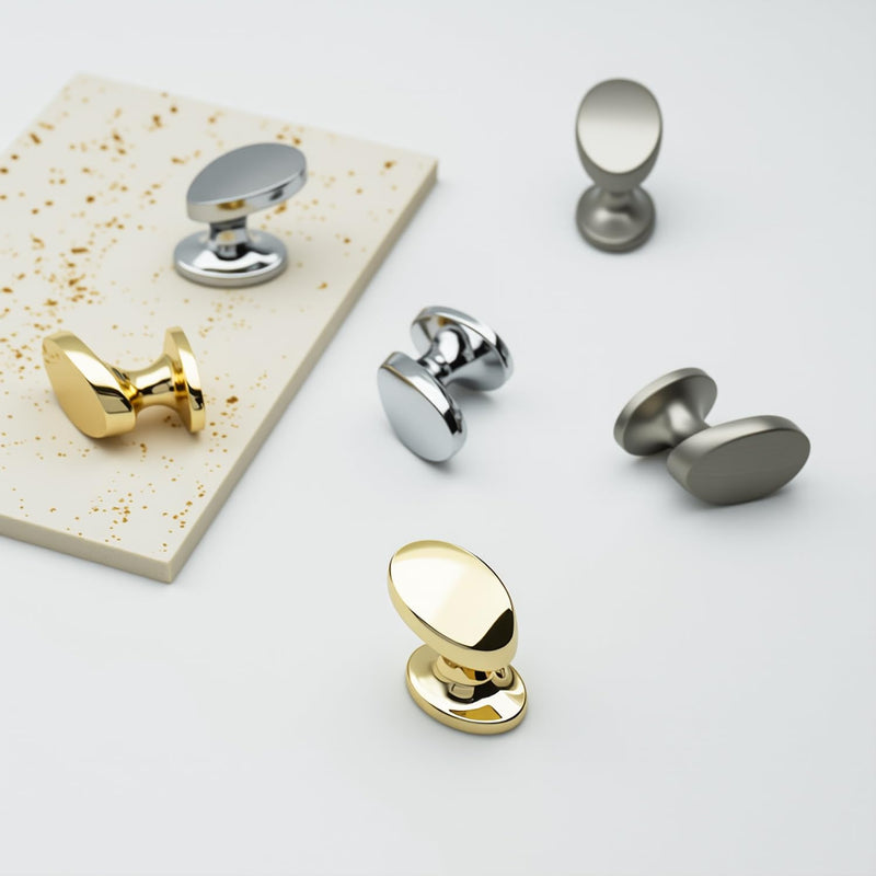 10 Pack Cabinet Knobs Brushed Nickel Solid Zinc Alloy Drawers Dresser Knobs Modern Kitchen Cupboard Bathroom Furniture Hardware Knob 10pack - Brushed Nickel