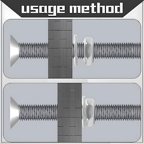 Flat Head Machine Screws #4-40#6-32#8-32 Stainless Steel Nuts Bolts Washers Assortment Kit Phillips Fasteners Flat Countersunk Electricians Screw Nuts Kit Small Screws Mounting Screws