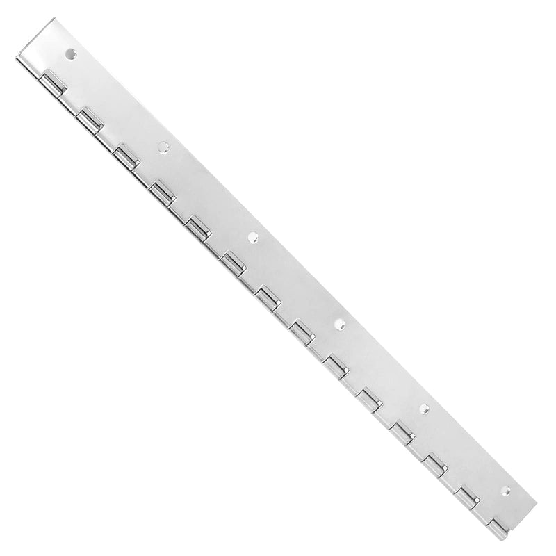 XIALUO Marine Grade Stainless Steel 14" X 2" High Polished Surface Boat Piano Hinge Continuous Hinge Door Hinge with Screw Deck & Cabin Hardware