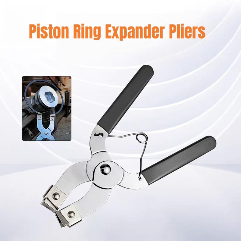 Piston Ring Installer, Adjustable Engine Pliers Expander Installer Remove Tool,Easy to Use Ring Expanders