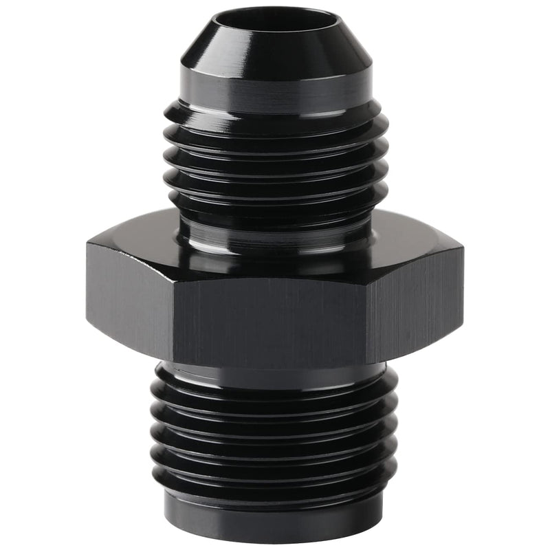 6AN Male to 5/8-18 Inverted Flare Adapter Fitting Connector Aluminum Black 6AN to 5/8-18 Inverted