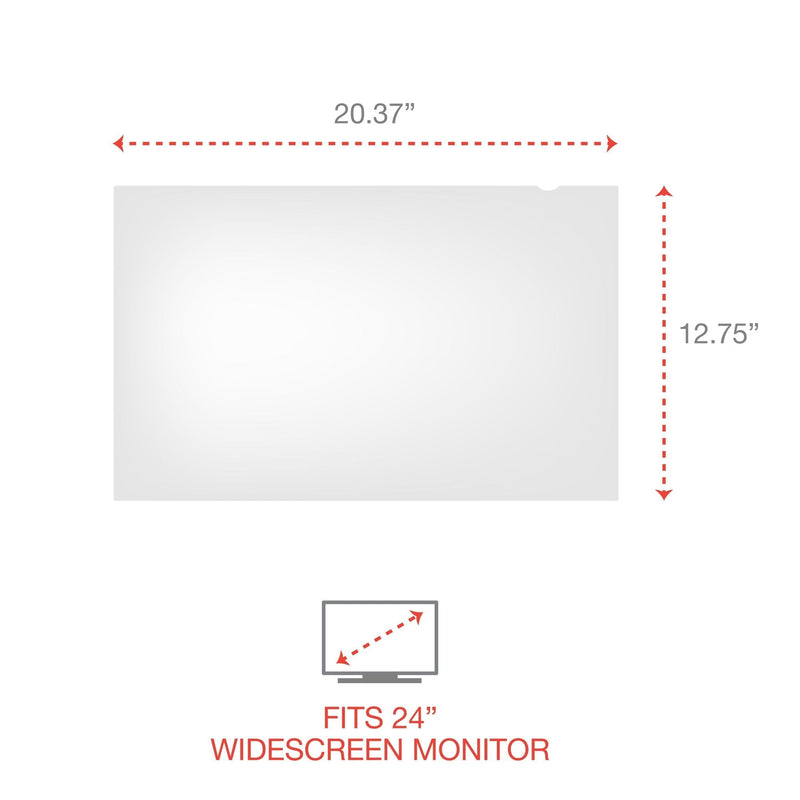 Innovera Blackout Privacy Filter for 24" Widescreen Flat Panel Monitor, 16:10 Aspect Ratio