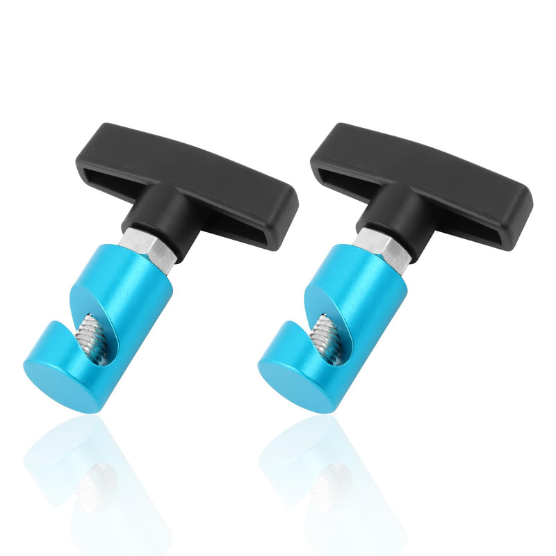 2PC Lift Support Clamps, Hood Lift Clip, Car Hood Strut Fixing Prop, Car Rod Retaining Holder Tool, Blue, Universal Portable Automotive Accessories for Most Vehicles