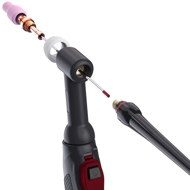 ARCCAPTAIN TIG Welding Tungsten Electrode 10-Pack 3/32"x 7"(Red - 2% Thoriated, WT20/EWth-2) Red