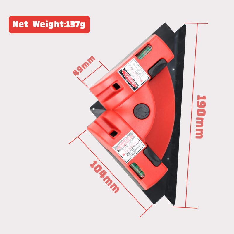 Square Laser Level Right Angle for Flooring & Tile Installation Red