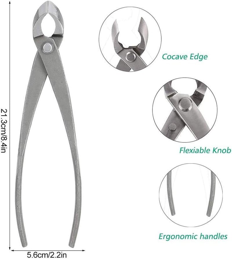 Concave Branch Cutter 8 Inch Carbon Steel Bonsai Shears