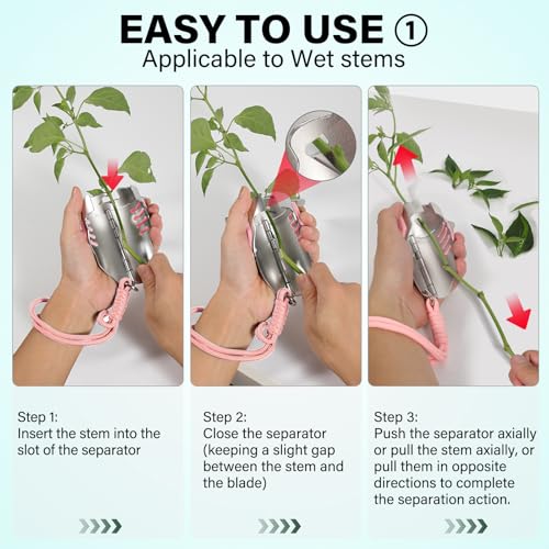 Handheld Bud Debudder Tool - Bud Stripper & Bucker Pink