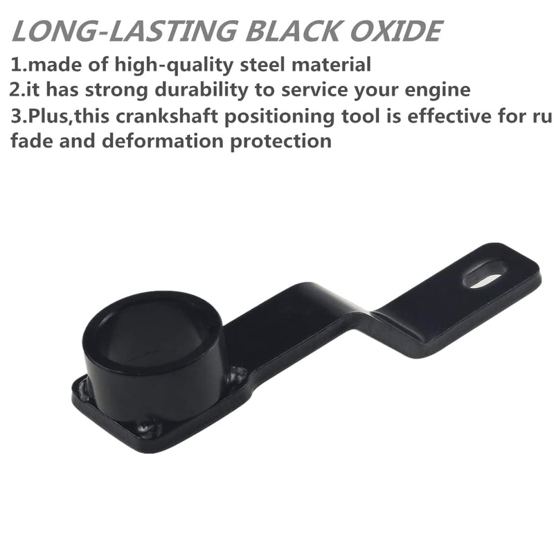 Crankshaft Positioning Tool For Ford, Crankshaft Wrench Holder for Timing Chain Installation(cam phaser locking + crankshaft positioning)