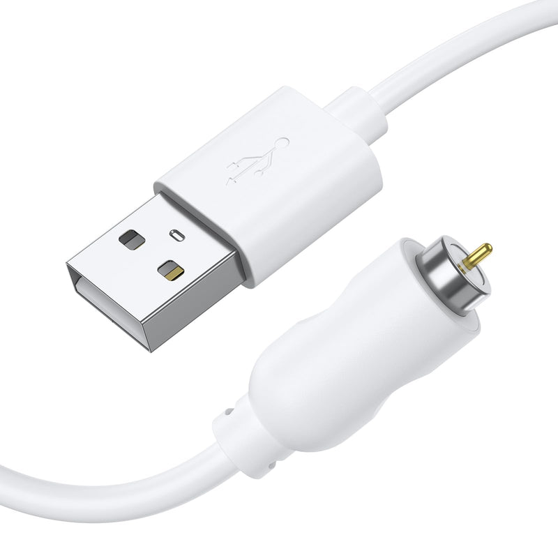2 Pack Rose Charger Magnetic Charging Cables, USB Cable 1-Pin Single Point Magnetic DC Charger Cord for Quick Charging Replacement -1 Dot Massager
