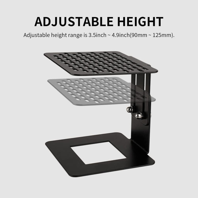watchget Coffee Weighing Rack Espresso Machine Electronic Scale Weighing Stand Stainless Steel Coffee Scale Rack Stem Waterproof Scale Rod Protection Rack Black square