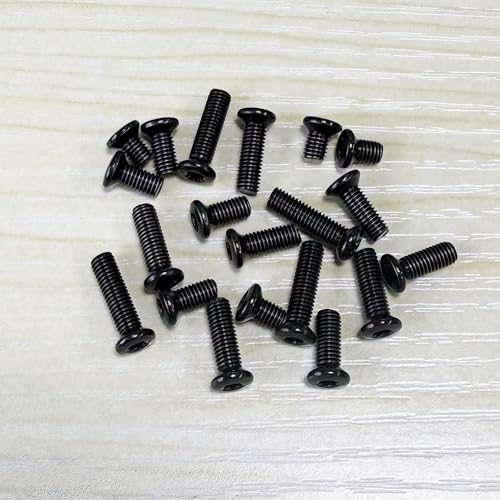 Oval Head Torx Red Dot Screw Kit 12.9G M3/M3.5/M4/#4-40/#6-40/#8-40/#6-32/#6-48, 6mm/8mm/10mm/12mm/14mm 4Pcs Each
