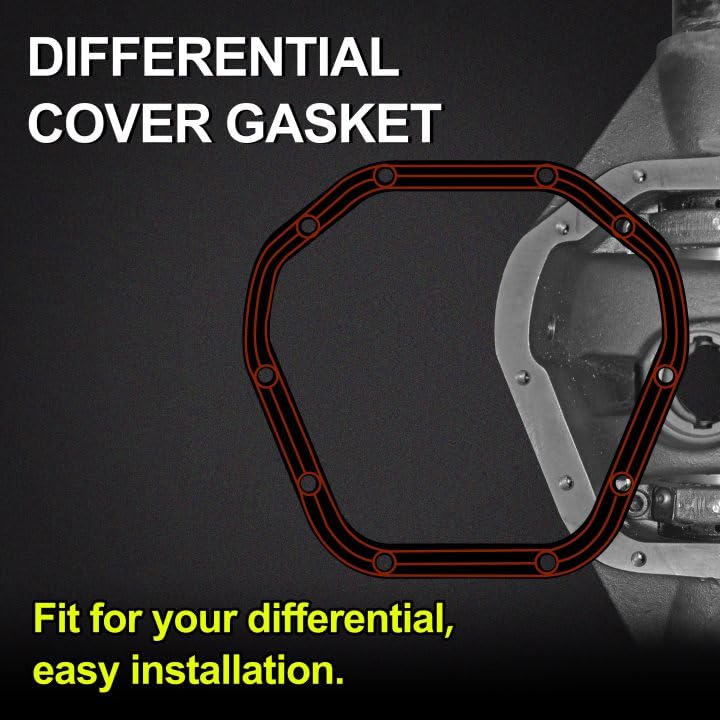 Differential Gasket D060 Compatible with Dana 60，red