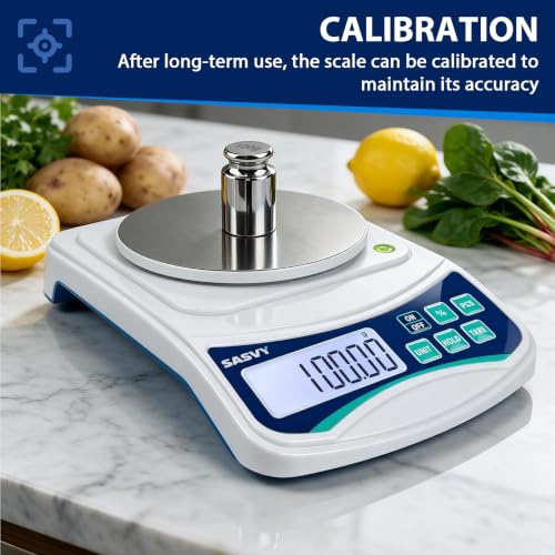 Kitchen Scale 0.01g High Precision, 2.2lb/1kg Lab Baking Scale 1000g 0.01g