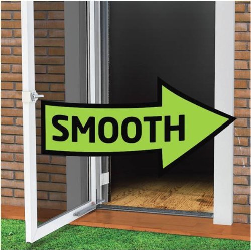 Touch 'n Hold Smooth Dual Door Closer System (Sandstone) – Heavy-Duty - Touch-Button Hold Open Feature & Smooth Closing Motion - Storm & Security Door (Medium/Heavy Weight). New Door/Replace Old Unit Sandstone