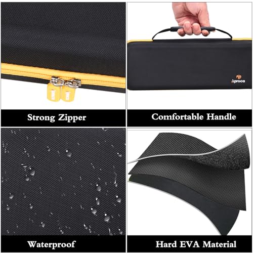 Aproca Case Compatible with DEWALT DCS356B DCS354B 20V MAX XR Oscillating Multi-Tool Cordless, Portable Hard Storage Bag for Accessories (Case Only)