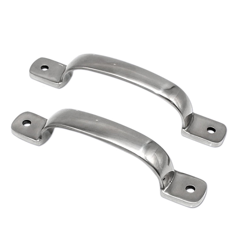 2PCS Boat Grab Handles Stainless Steel Boat Handrail 5.7" Heavy Duty Marine Door Grab Handle,Marine Rail, Grab Handle for Marine Yacht
