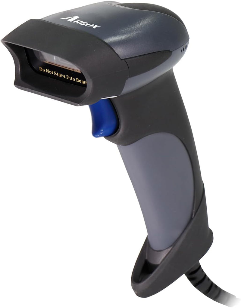 ARGOX Wired Barcode Scanner – Ultra-Fast 1D & 2D QR Code Reader｜Plug & Play USB Handheld Scanner for Inventory, Retail, Office｜Reads Tiny Codes｜Auto-Sensing｜PDF417, DataMatrix, UPC Compatible－AS-9400