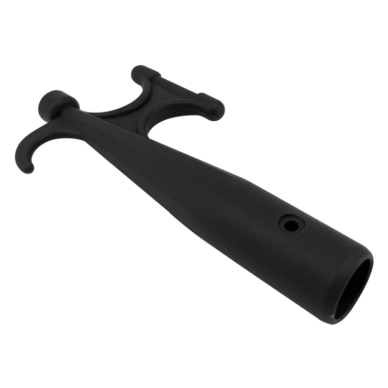 ISURE MARINE 2Pcs Nylon Boat Hook Floating,Hook for Extension Pole,Unbreakable,Durable,Rust-Resistant Boat Hook Replacement Attachment Replacement Boat Hook End for Mooring Yacht Boat Kayak,Black