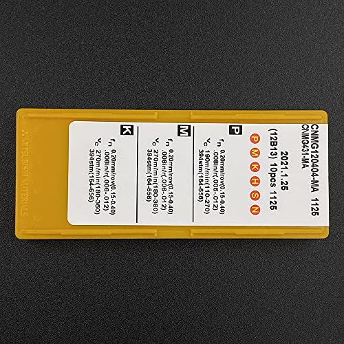 CNMG431CNMG120404 External Carbide Turning Inserts for Steel Semi-Finishing CNMG431 VP