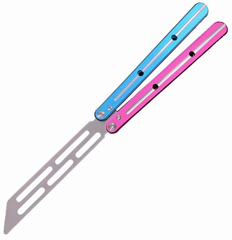 KEEDAS Integrated Forging Bushing System, Aluminum Integral Channel Handle, Excellent Grip, Pretty Solid, Best Balance and Inertia, Great for Beginners Blue-pink
