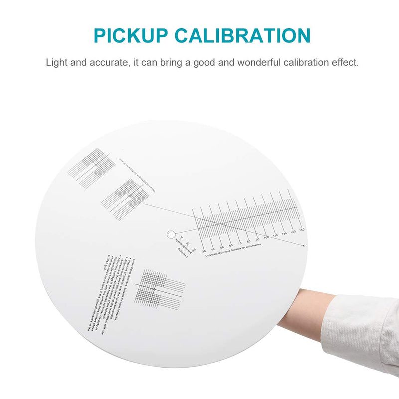 Acrylic Turntable Mat Cartridge Alignment Protractor Phonograph Cartridge Alignment Tool Anti Slip LP Record Calibration Plate for Turntable Accessories