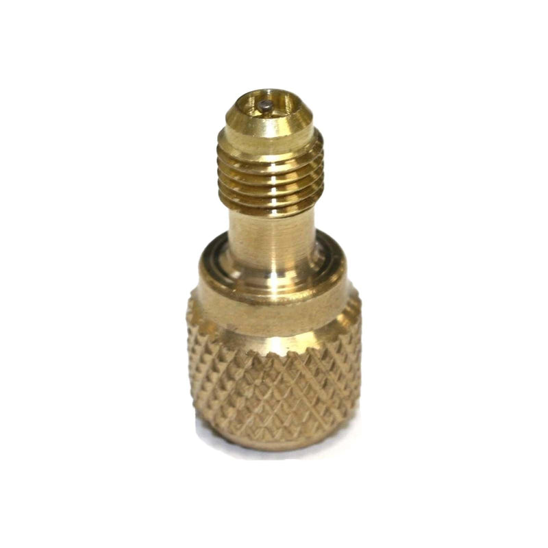 R134a Brass Adapter, 1/4 Inch Male to 1/2 Inch Female Fitting，R134A Refrigerant Tank Adapter
