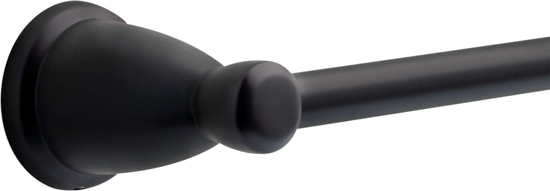 Franklin Brass 3-Piece Matte Black Bathroom Set Towel Rack, Ring, Toilet Paper Holder| Kinla Bath Accessories 3-Piece Bath Accessory Set