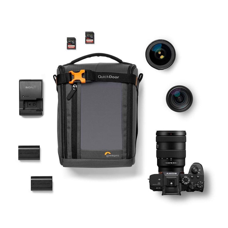 Kameratasche Lowepro GearUp Creator Box für spiegellose Oder DSLR-Kamera mit Zugriff über QuickDoor und anpassbaren Fachteilern für spiegellose Kameras wie Sony α9 - LP37348-PWW Creator Box L II