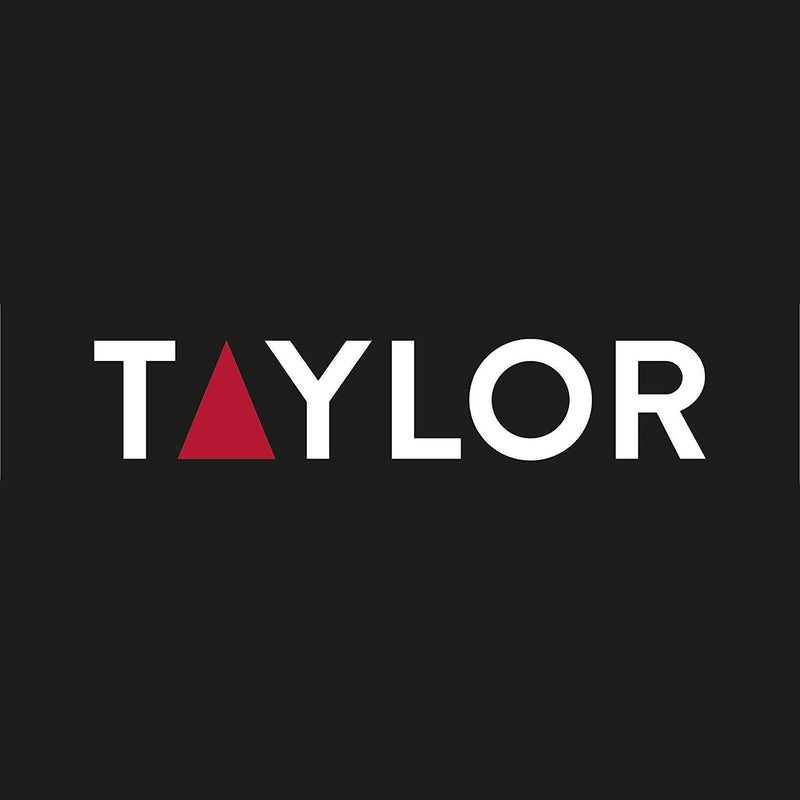 Taylor Pro Digital Kitchen Food Scales with Ultra Thin Design, Compact Professional Standard Tare Feature with Precision Accuracy, Pewter Glass, Weighs 5 kg Capacity, Grey Pewter-Effect