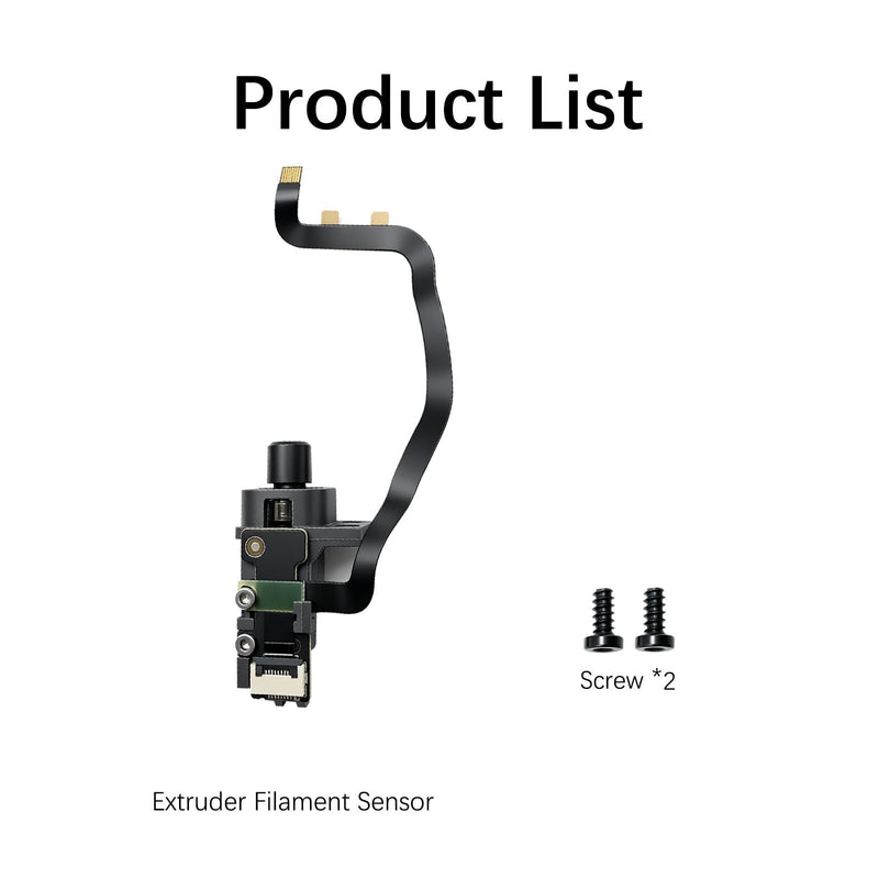 Original Bamboo H2S Extruder Filament Sensor – H2S Replacement Part Filament Runout Sensor for H2S 3D Printer. Detects Filament Presence & Cutter Lever Position,for Bambu Lab H2S Extruder Sensor
