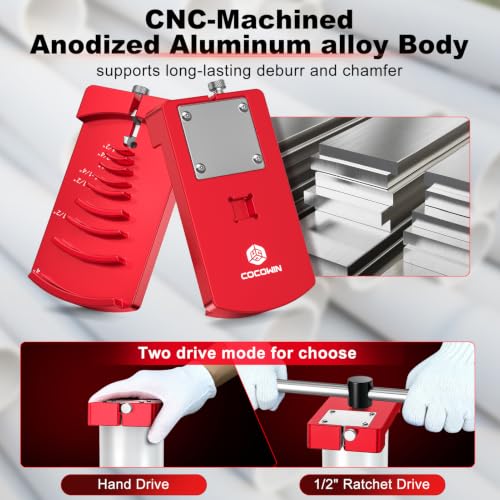 PVC Pipe Deburring Tool for External & Internal Chamfer, PVC Pipe Cutter