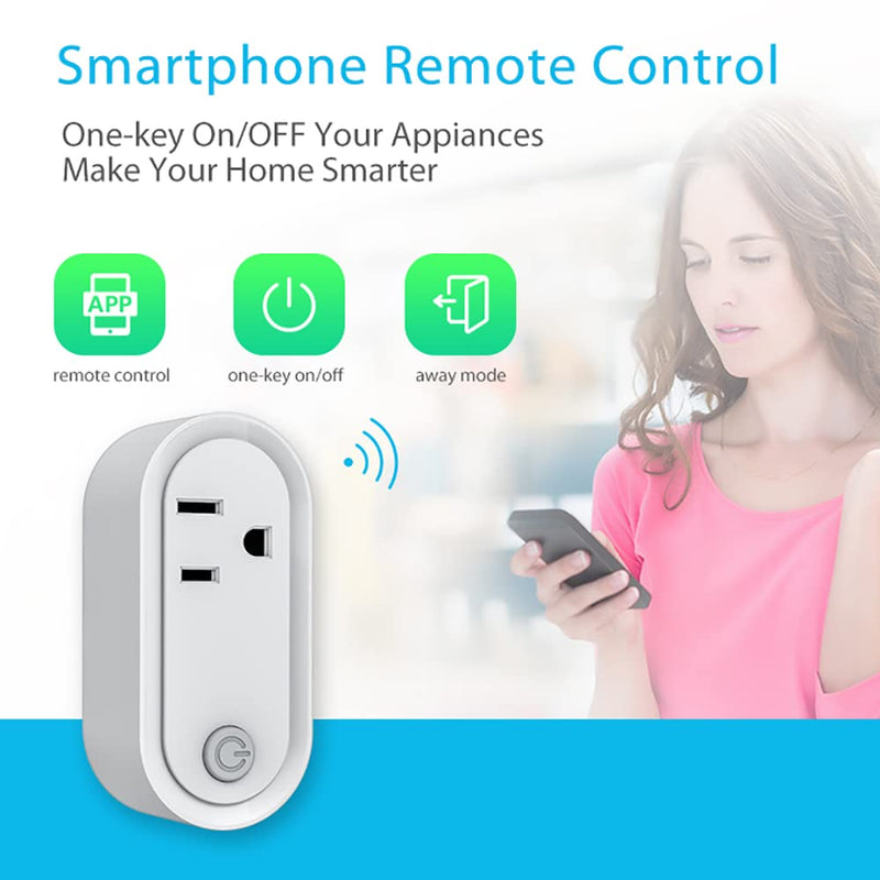 NEO Z-Wave Plus Smart Mini Plug 3-Pack, Compact Z-Wave Outlet for Home Automation, Compatible with SmartThings, Basic On/Off Function, 500 S2, Energy Efficient Remote Control
